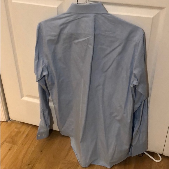 Hugo Boss Blue Striped Button Down - Picture 3 of 3